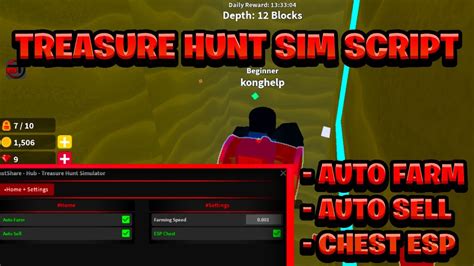 Treasure Hunt Simulator Script - Pastebin.com