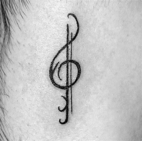 Treble Clef Tattoo