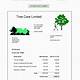 Tree Removal Tree Service Invoice Template