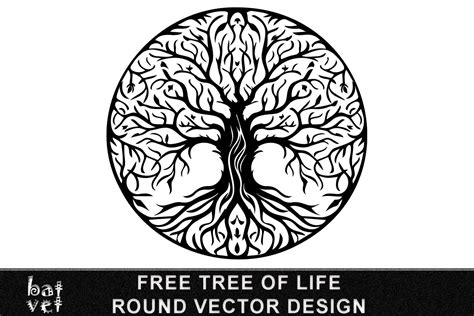 Unleash Tranquility with a Free Tree of Life SVG File: Unlock Nature's Wonders!