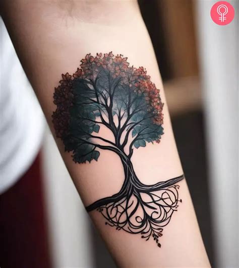 Tree Of Life Tattoo Forearm