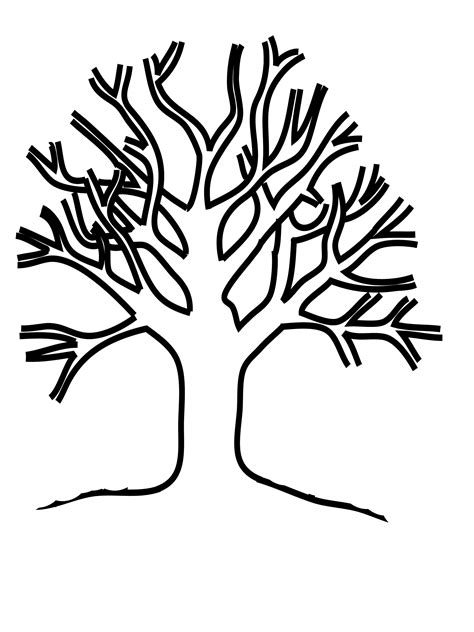 Tree Printable Coloring Pages