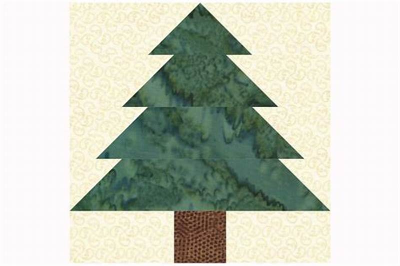 Tree Quilt Block Pattern
