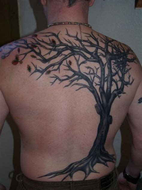 Tree Tattoos On The Back