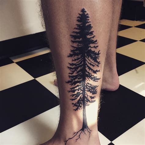 75+ Simple and Easy Pine Tree Tattoo Designs & Meanings