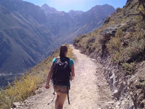 Trek Descent Into Colca Canyon