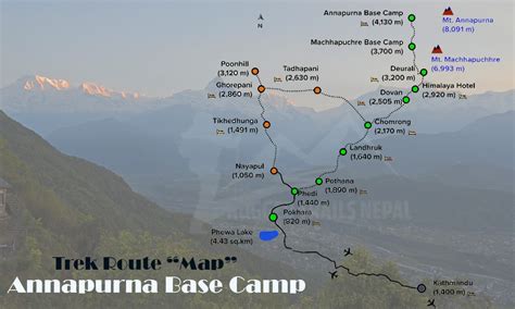 Trekking route