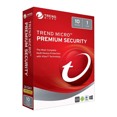 Trend Micro Premium Security features