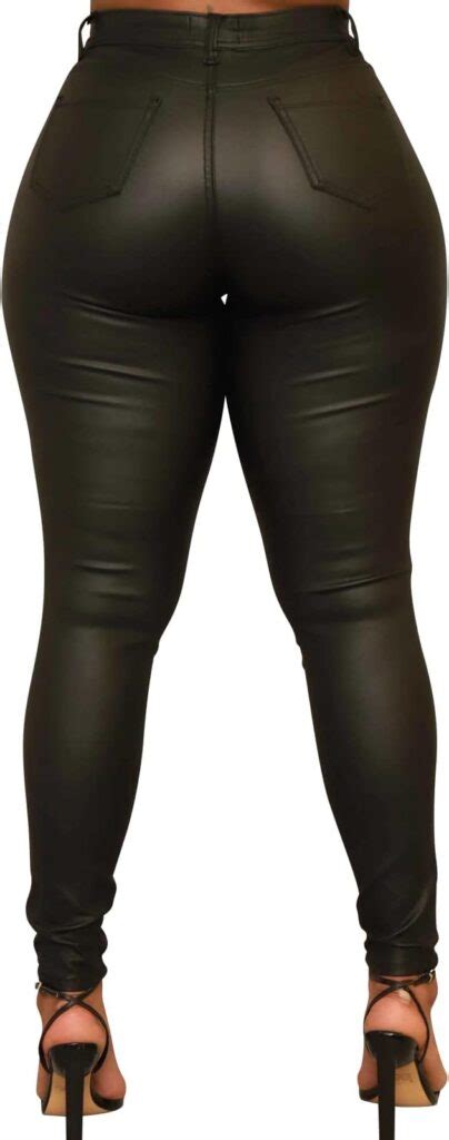 Trendy Black Leather Pants for Women: Barrett Jackson Girl 2023 Collection