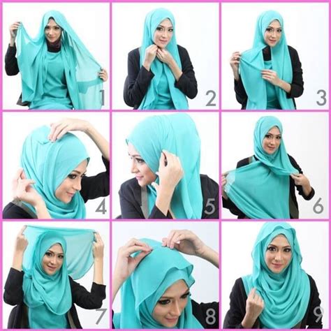 Trendy Arabic Hijab Styles with Tutorials Step by Step