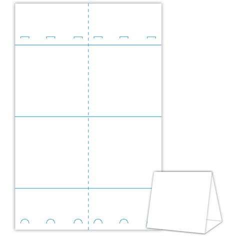 Tri Fold Table Tent Template
