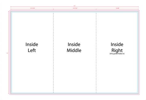 Tri Fold Template Indesign Free