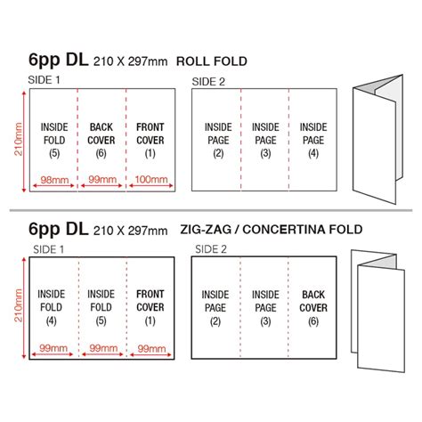 Tri-Fold Brochure Template Dimensions