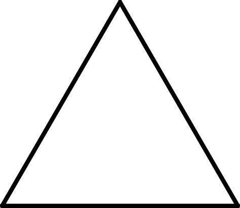 Triangle Printable Template