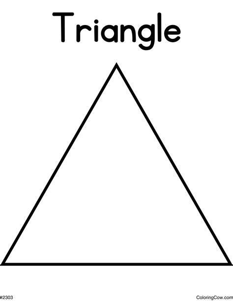 Triangle Color Page