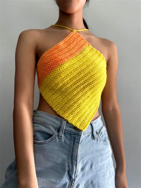 Triangle Crochet Top