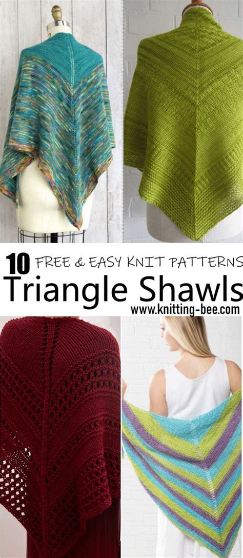 Triangle Knit Shawl Pattern