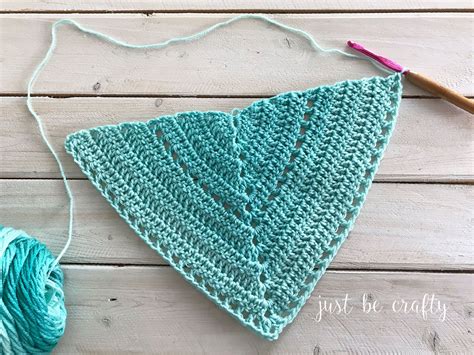 Triangle Shawl Crochet Pattern