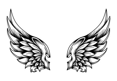 Simple Tribal Angel Wings ClipArt Best