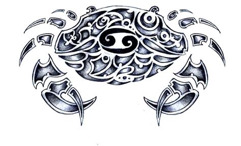 Ordning Tribal, Custom temporary tattoos, Cancer zodiac