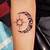 Tribal Crescent Moon Tattoo