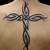 Tribal Cross Tattoos On Back