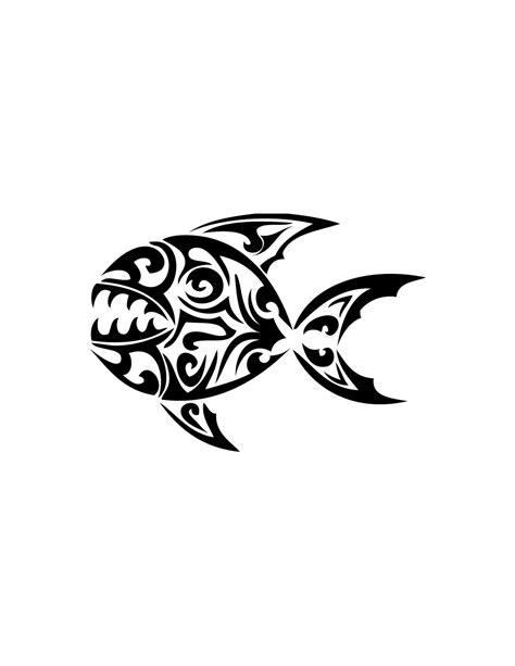 30 Tribal Fish Tattoo Designs For Men Cool Aquatic Ink Ideas