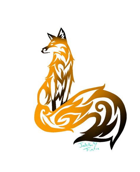 teumessian fox tribal by 170294 designs interfaces tattoo design 2013 Tribal fox, Tattoo