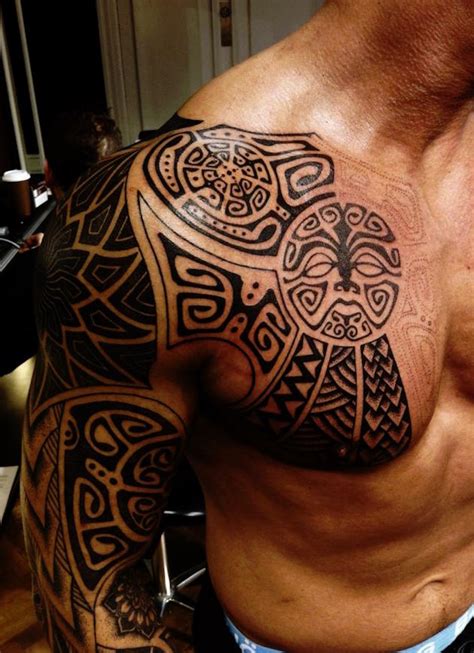 Tattoo Trends Masculine Tribal Maori Black Ink Mens