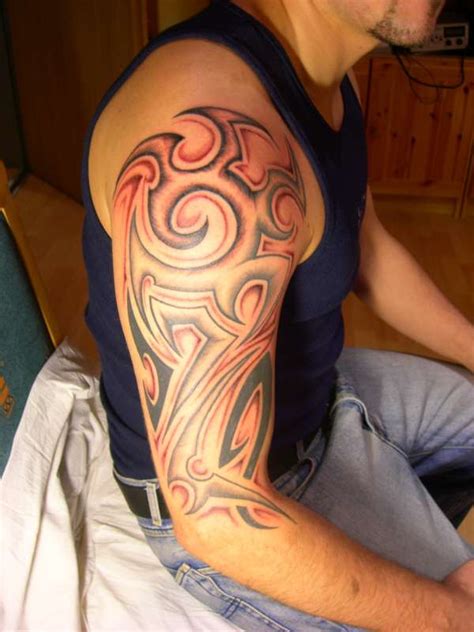 80 Tribal Shoulder Tattoos For Men Masculine Design