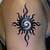 Tribal Sun Tattoo