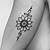 Tribal Sunflower Tattoo Design