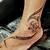 Tribal Tattoo On Foot