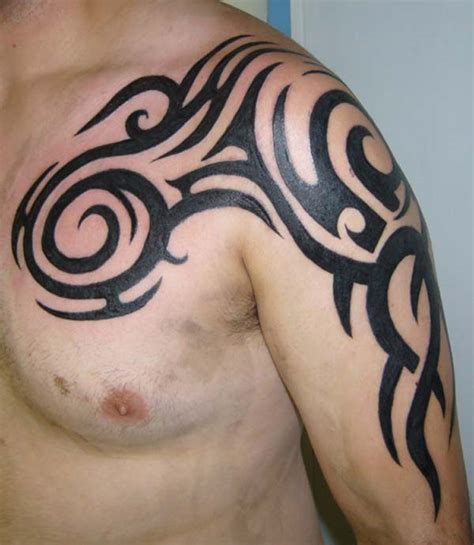 Tribal Shoulder Tattoos Designs, Ideas and Meaning