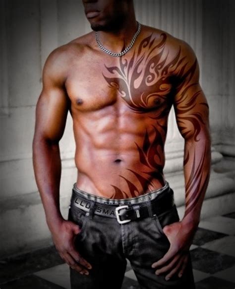 Tribal Tattoos Designs For Men on Half Body TattooMagz