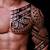 Tribal Tattoos On Chest And Arm