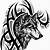 Tribal Wolf Head Tattoo Designs