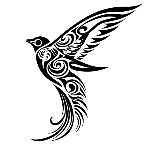 Tribal Bird Tattoo