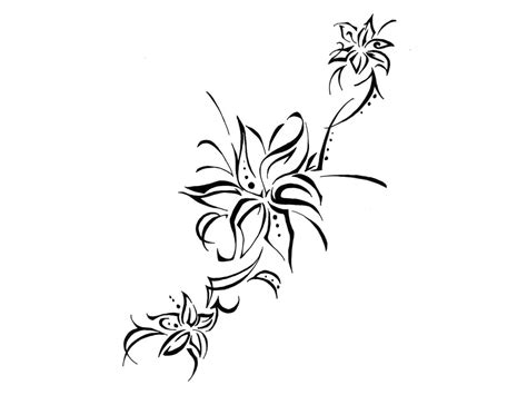 Tribal Bunga Simple