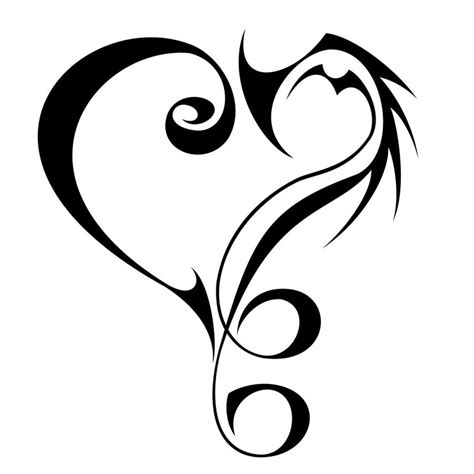 Heart, love, tattoo Tribal tattoos, Tattoos, Cool tattoos