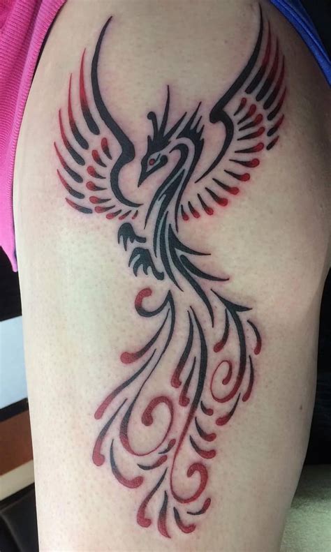 Tribal Phoenix Tattoo