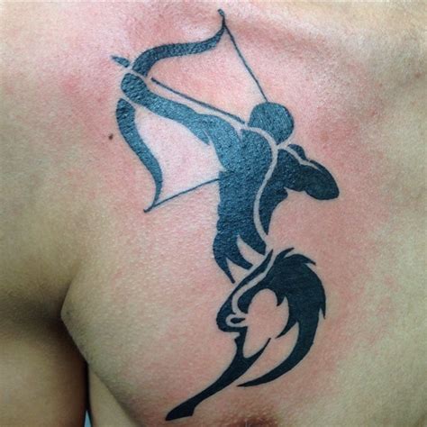 Sagittarius Tribal Tattoo On Shoulder » Tattoo Ideas