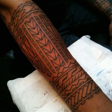 Full Back Sleeve Cool Samoan Polynesian Tribal Tattoo