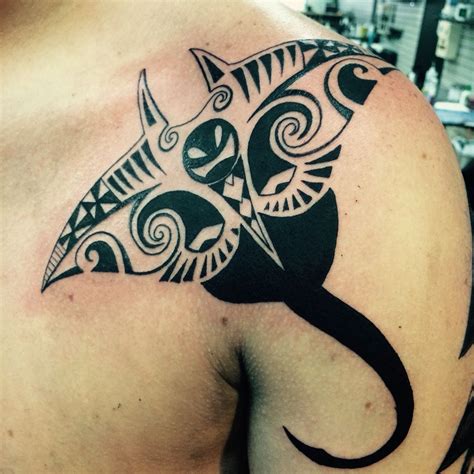 60 Stingray Tattoo Designs For Men Aquatic Fish Ink Ideas