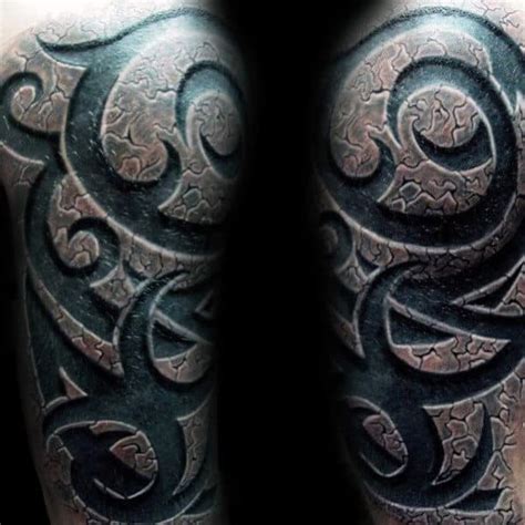 60 3D Tribal Tattoos For Men Masculine Design Ideas