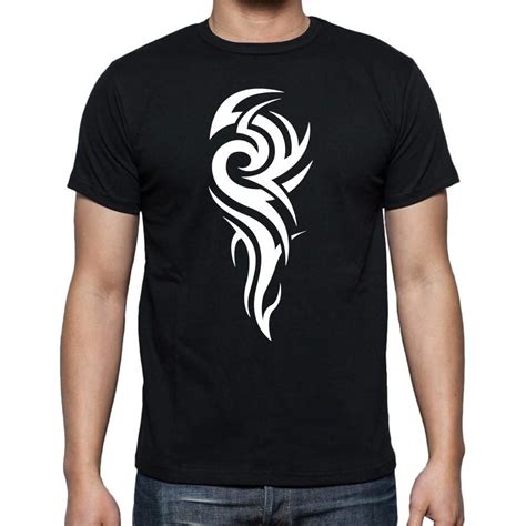 Yap Tribal Manta Tattoo Design Men's Tshirt by Leo Pugram