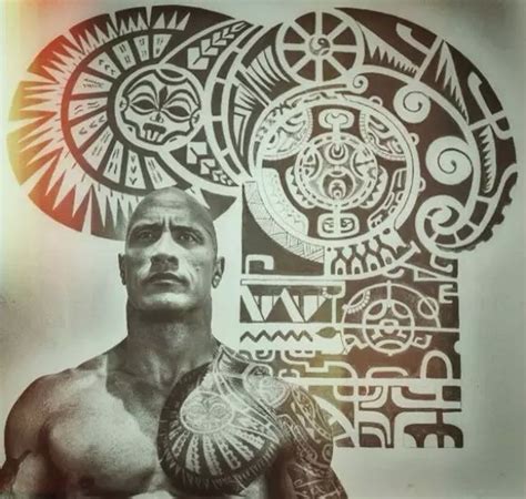 The Rock Tattoo Designs Dwayne Johnson Aka Tattoos On