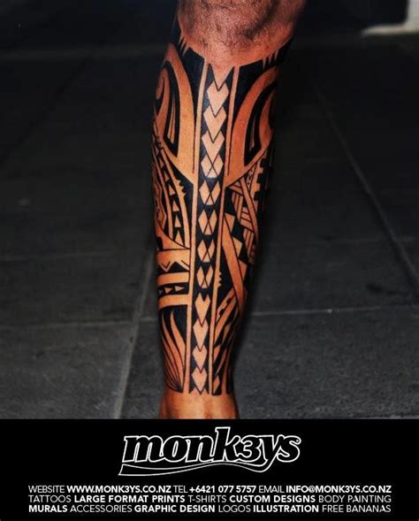 15 Unique Tribal Calf Tattoos