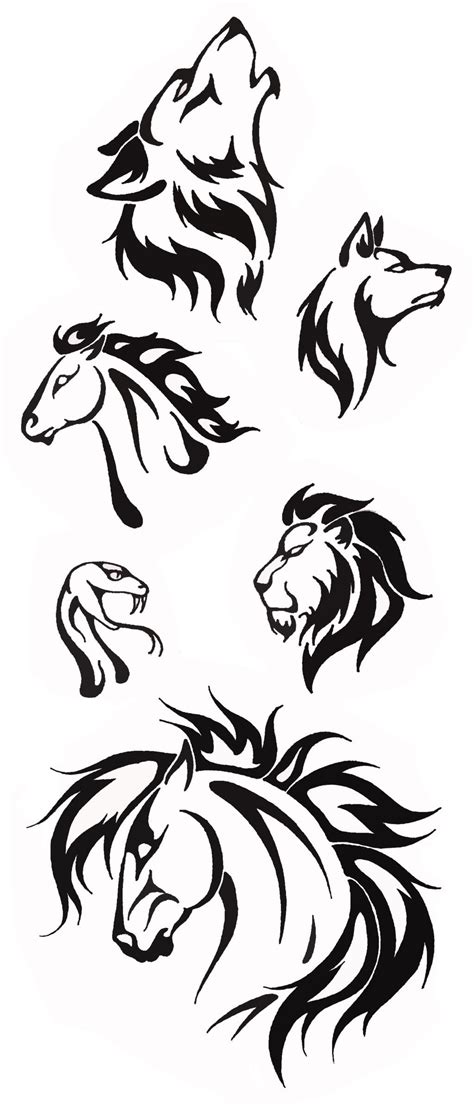 Tribal Tattoos Of Animals