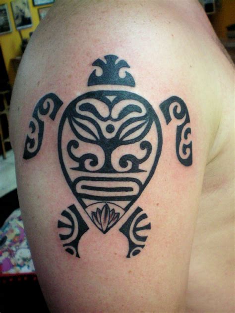 Tribal Turtle Tattoo